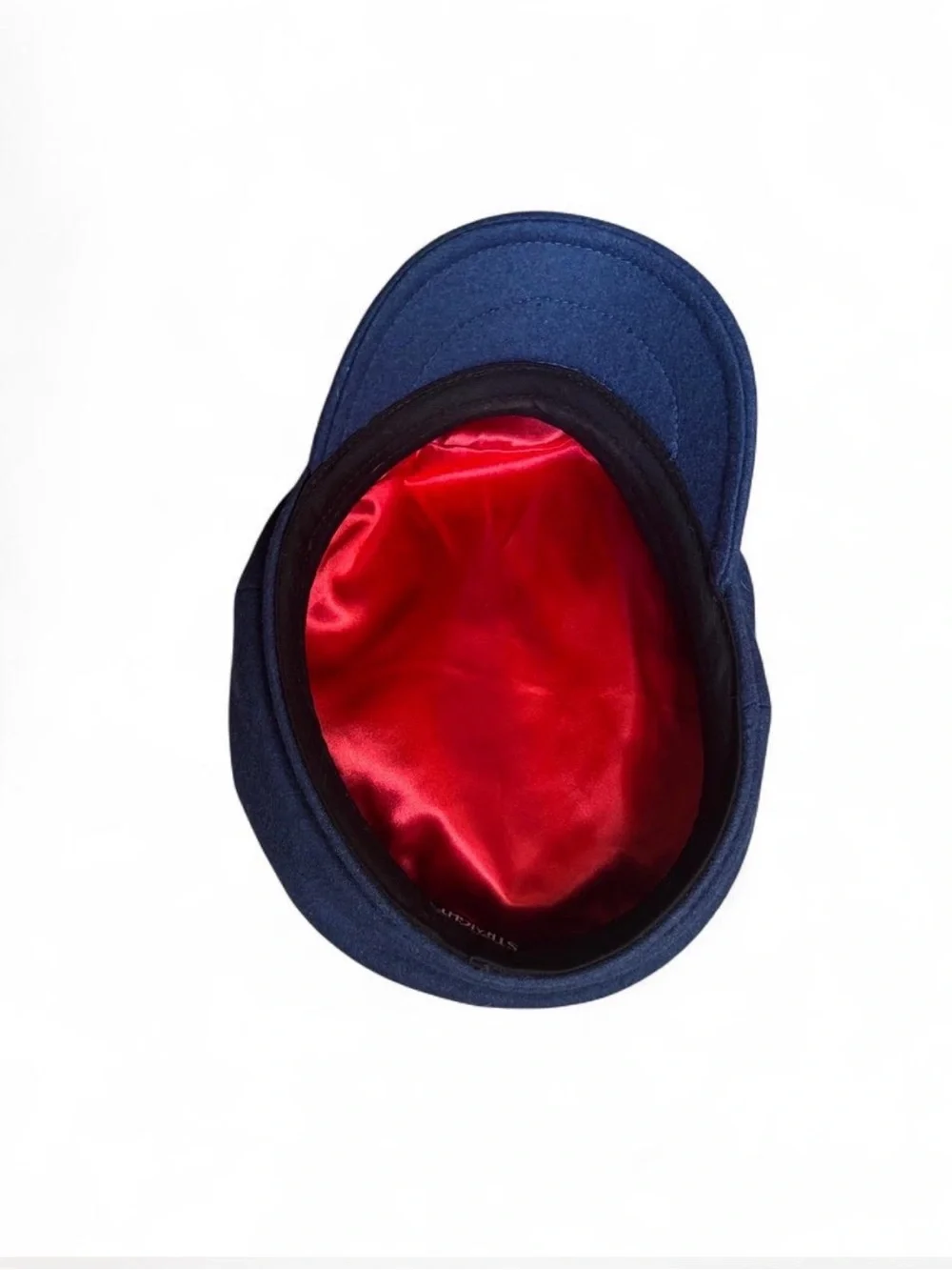 Navy Blue Wool Blend Fisherman Cap | Straight to Hell brand